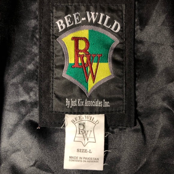 Bee-Wild Bomber jacket Rodeo Color Block Style - Picture 2 of 3